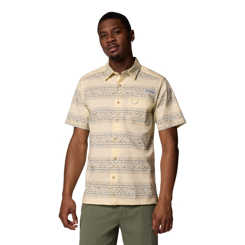 Men’s PFG Wild Cast Camp Shirt – Lemon Wash Traveler