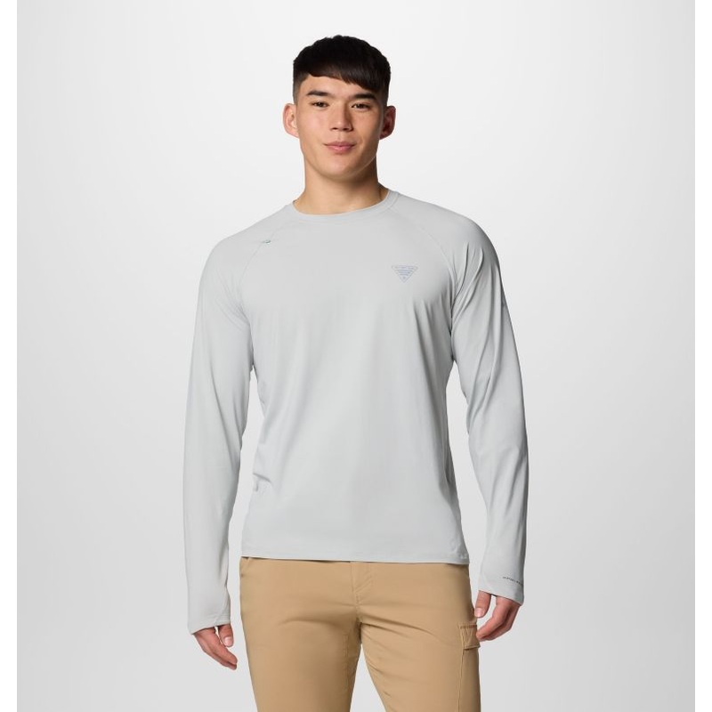 Men’s PFG Wild Cast Sun Shirt – Cool Grey