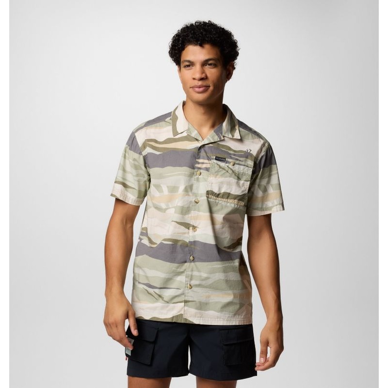 Men’s Pine Canyon Short Sleeve Shirt – Safari Rouge Valley
