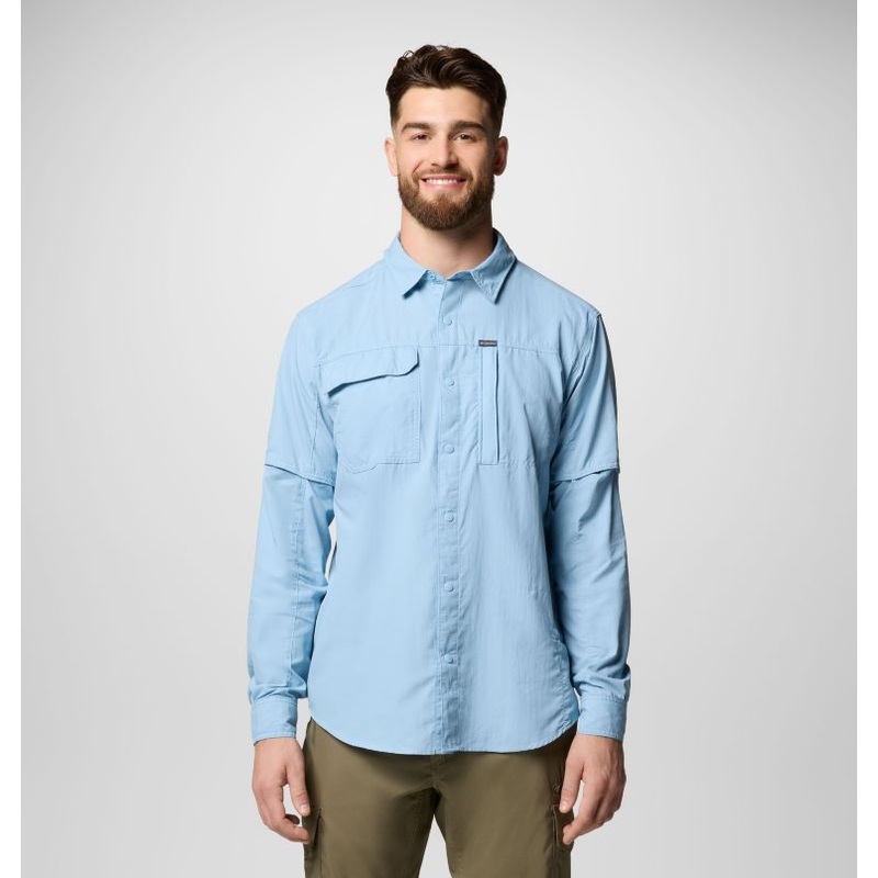 Men’s Skien Valley Long Sleeve Shirt – Ripple Blue