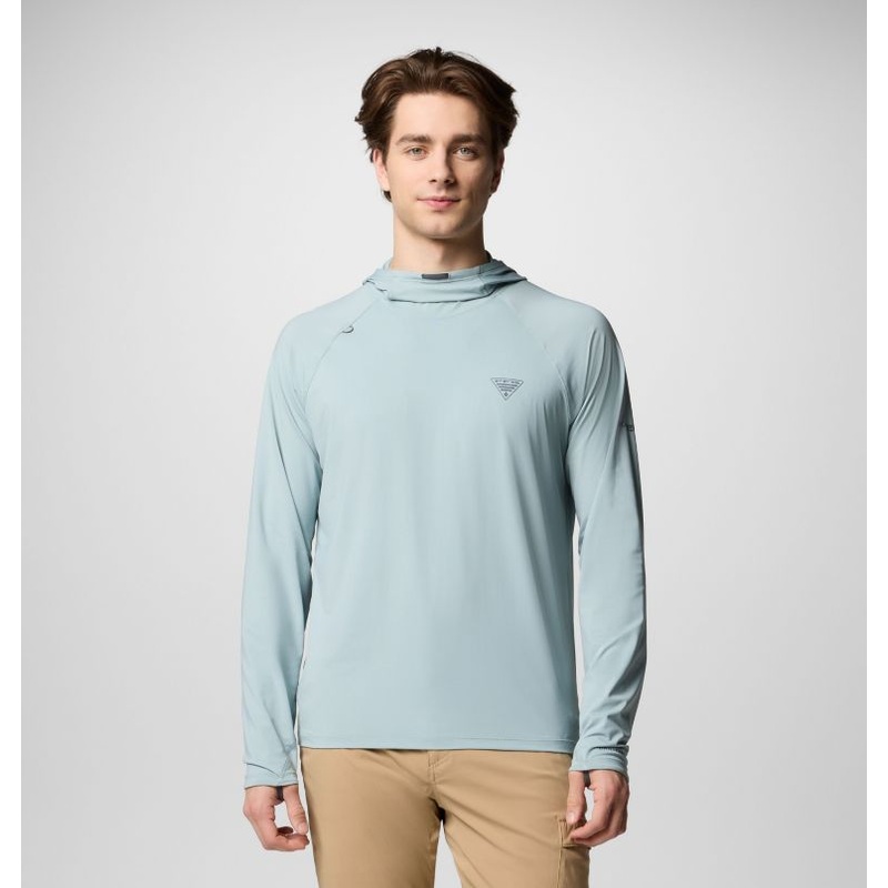 Men’s Wild Cast Sun Hoodie – Crushed Blue