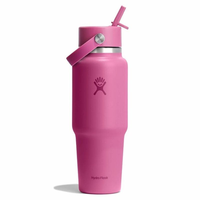 Wide Flex Straw Travel Bottle 32oz Reef