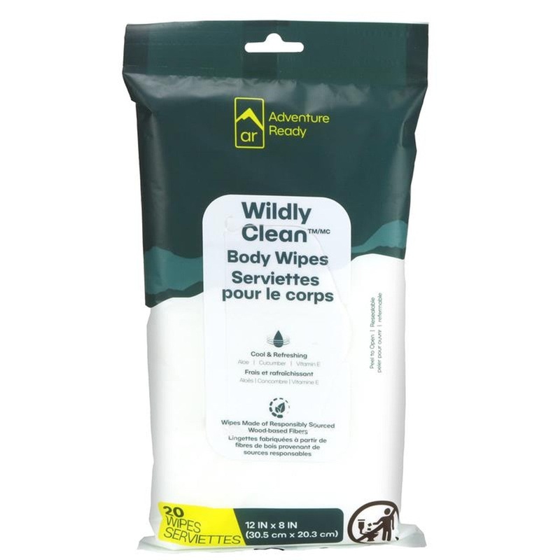 Wildly Clean Body Wipes 20ct|20CT