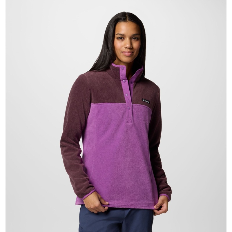 Women’s Benton Springs Half Snap Pullover Fleece II – Razzle / Moonvista