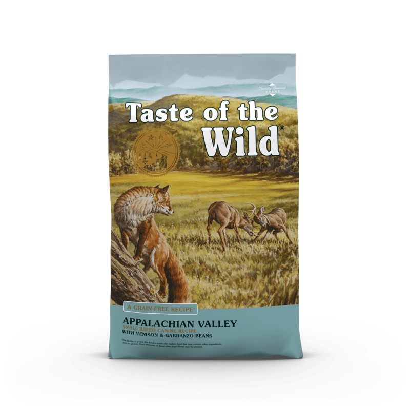 Appalachian Valley Small Breed Canine Recipe with Venison & Garbanzo Beans – 5 LB