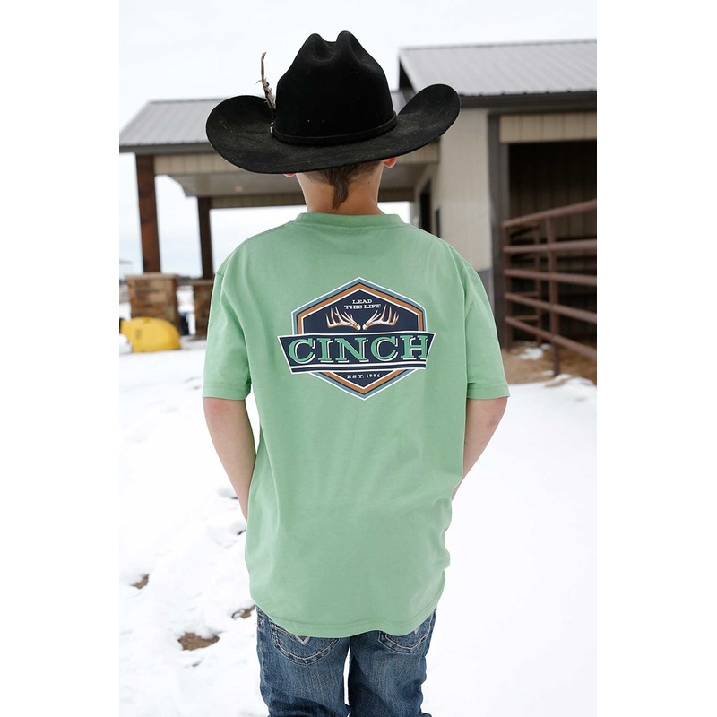 Boy’s Lead This Life Tee|XS|S|M|L|XL|XXL|Green