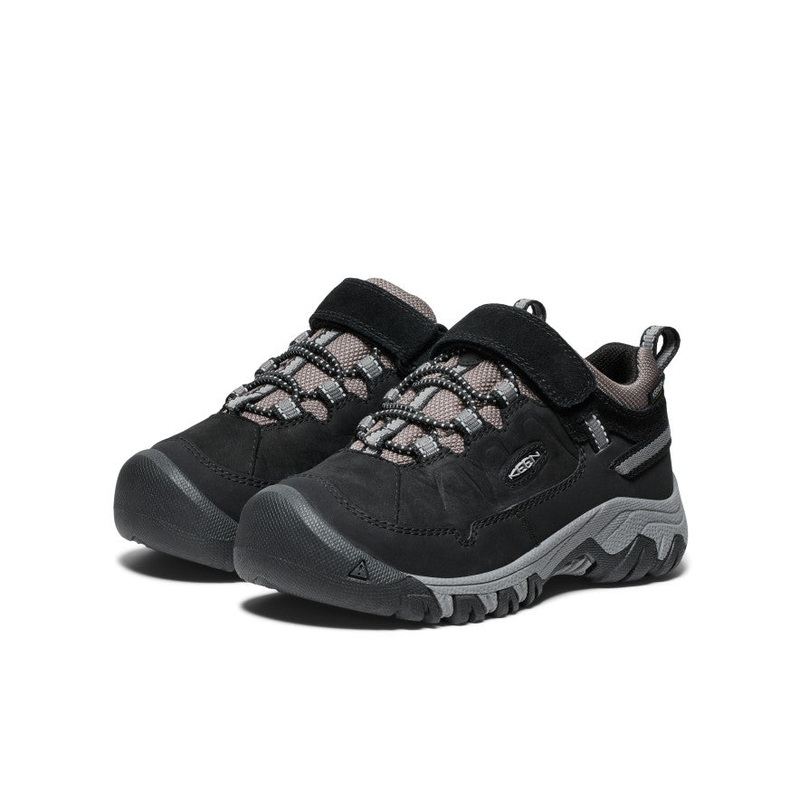 Children’s Targhee IV Low Waterproof Shoe – Black/Steel Grey