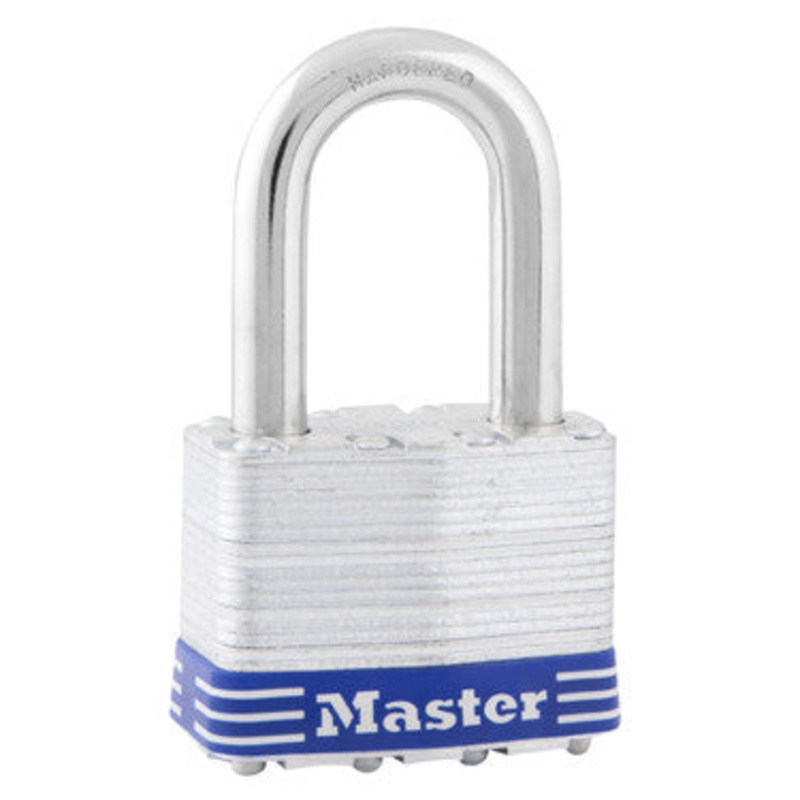 Laminated Padlock, 1-1/2in Shackle