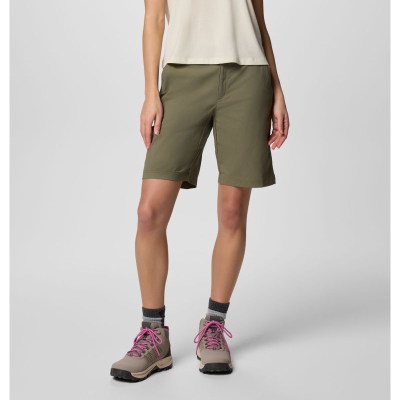 Women’s Leslie Falls Long Shorts II – Stone Green