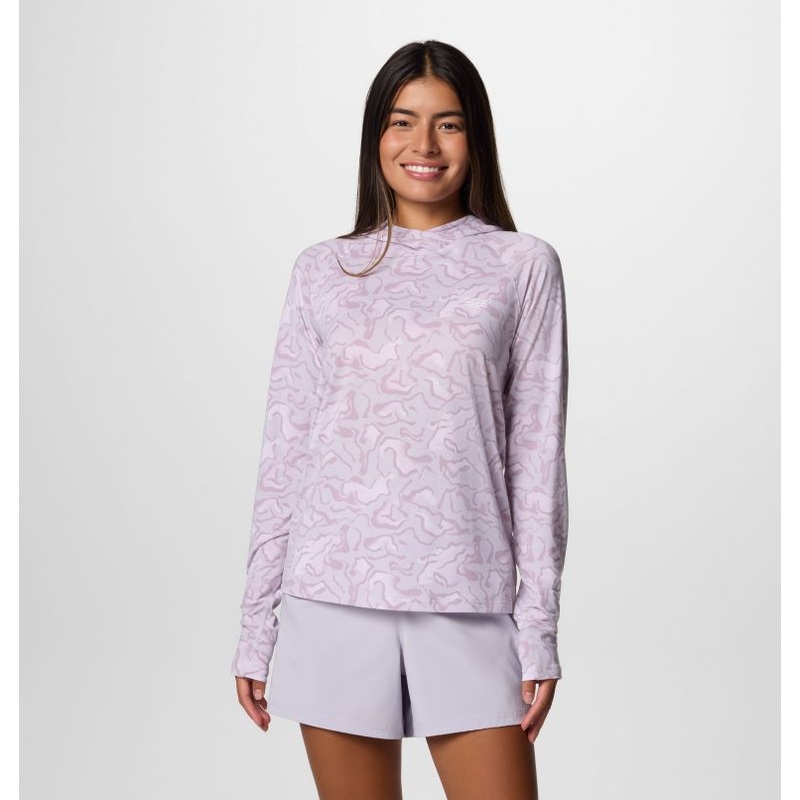 Women’s PFG Uncharted Hoodie – Lavender Pearl Swamplands