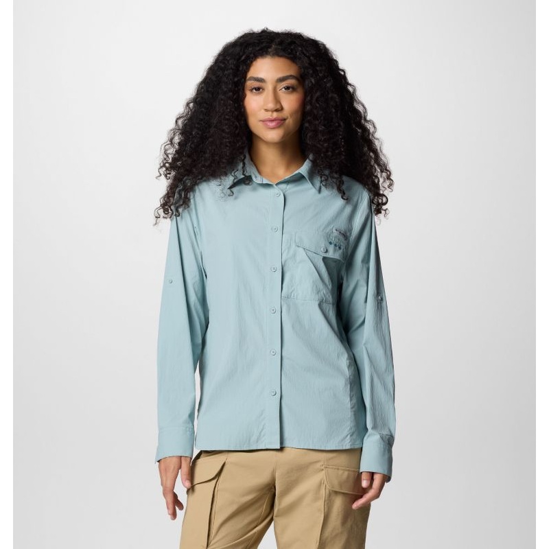Women’s PFG Wild Cast Long Sleeve Shirt – Crushed Blue