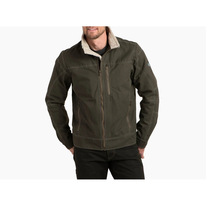 Burr Lined Jacket – Gun Metal|Gun Metal|Medium|Large|X-Large|XX-Large|Small|XXX-Large