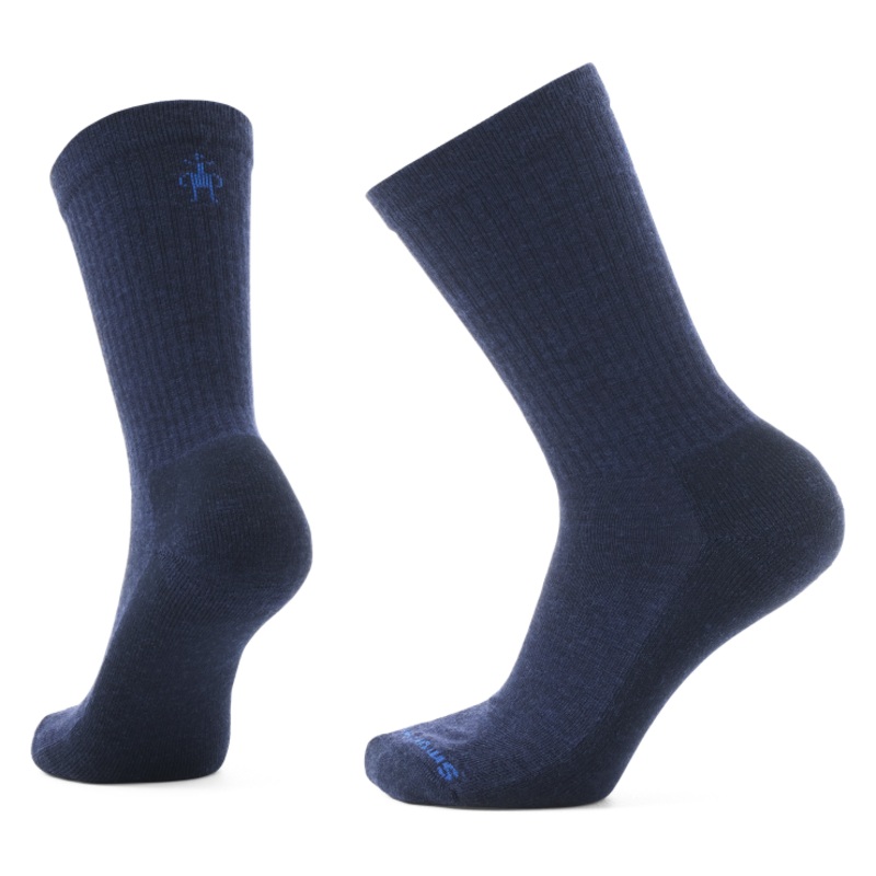 Everyday Solid Rib Crew Sock – Deep Navy