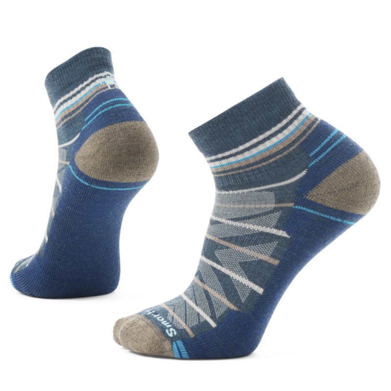 Hike Light Cushion Pattern Ankle Sock – Twilight Blue