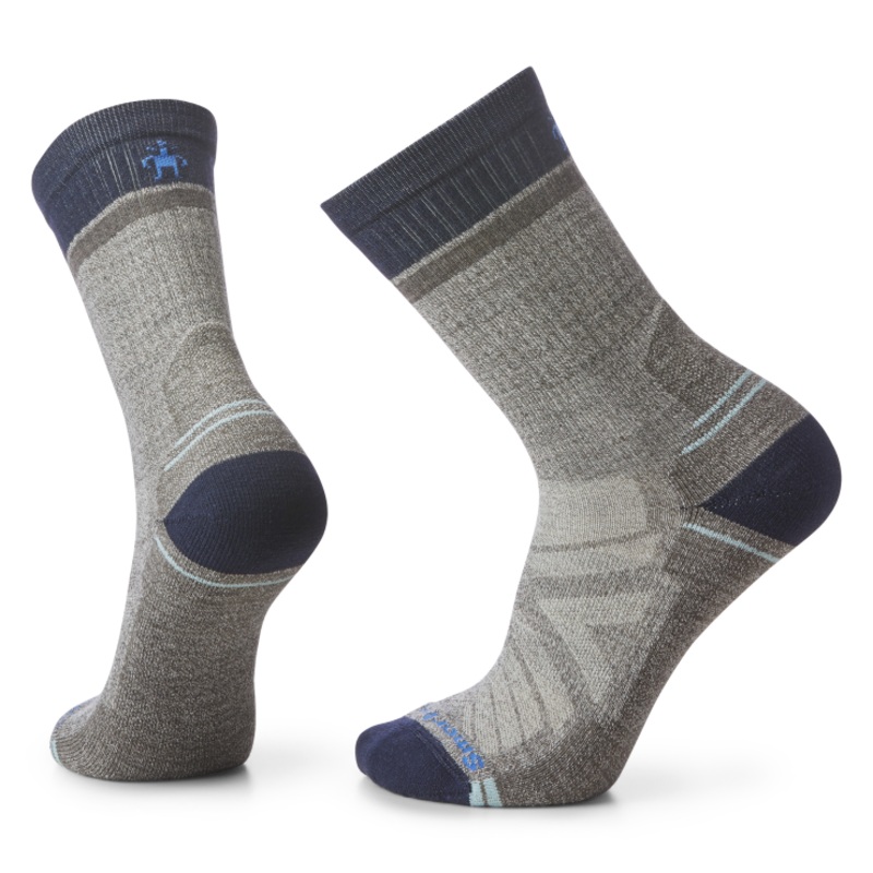 Hike Light Cushion Winding Trail Crew Sock – Taupe/Natural Marl