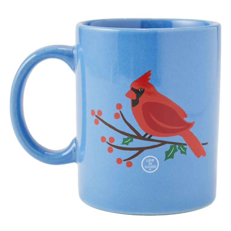 Holiday Cardinal Jake’s Mug – Cornflower Blue