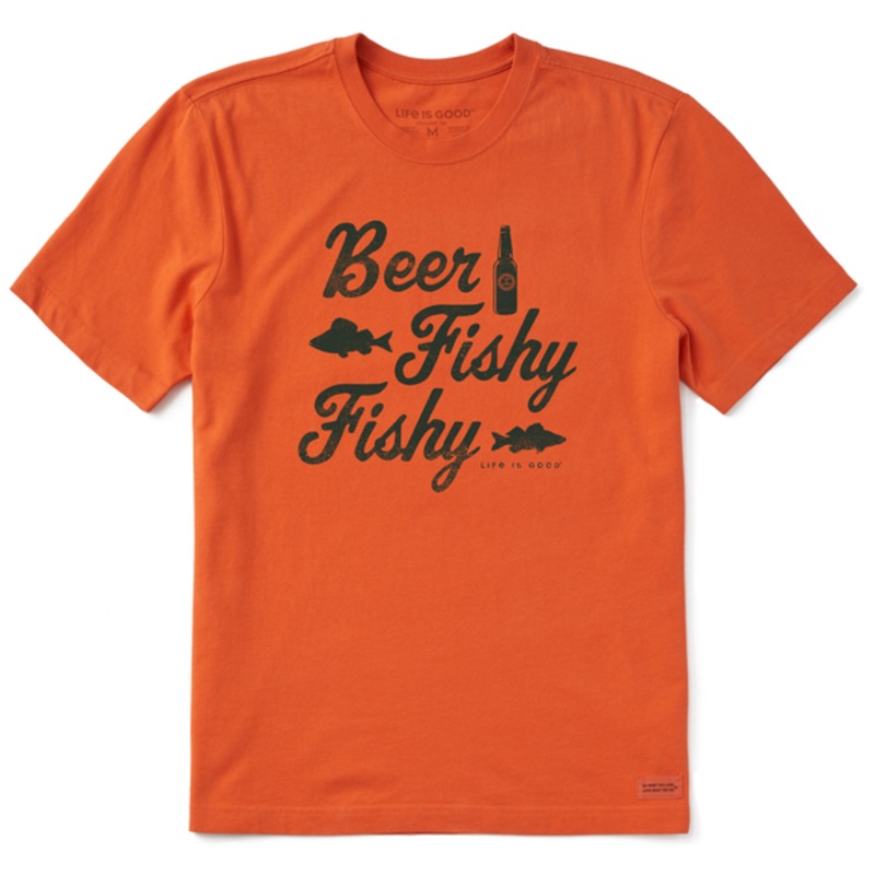 Men’s Beer Fishy Fishy Short-Sleeve Tee – Nomadic Orange