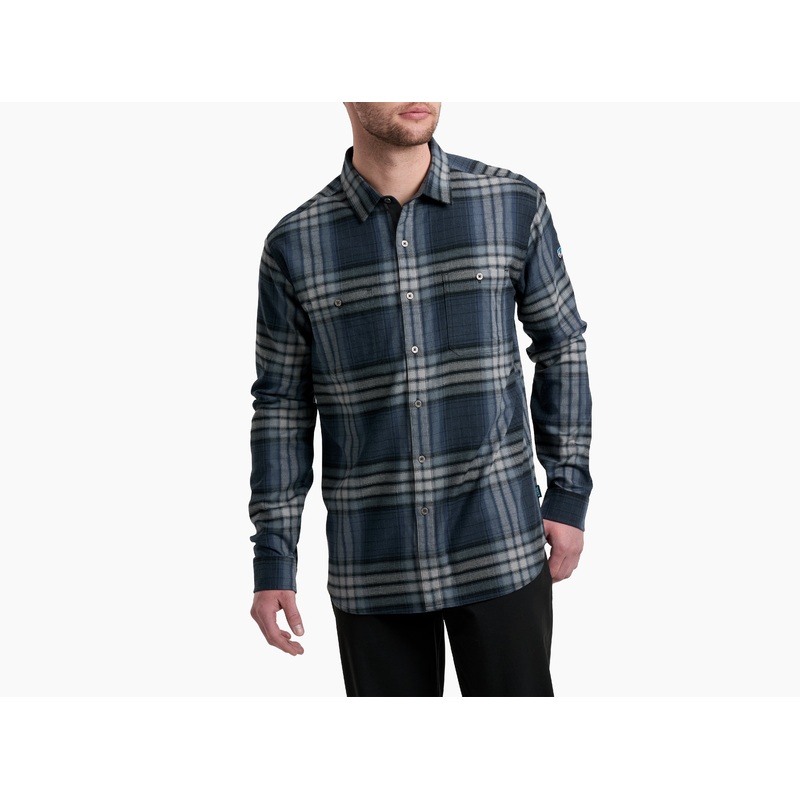 Men’s Fugitive Flannel Long-Sleeve – City Night
