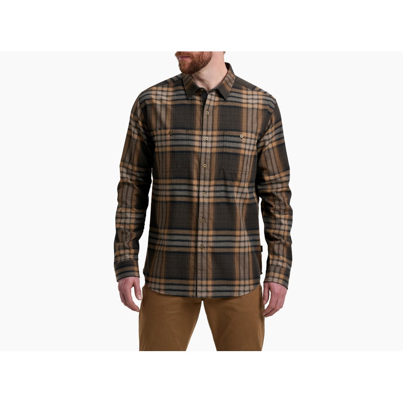 Men’s Fugitive Flannel Long-Sleeve – Desert Night