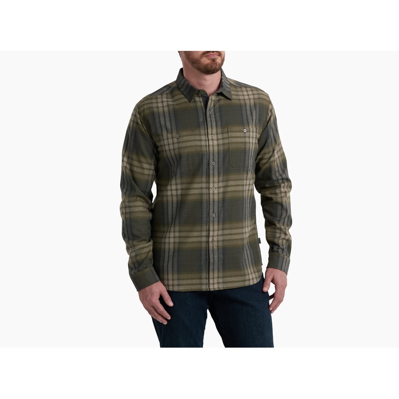 Men’s Fugitive Flannel Long-Sleeve – Smokey Sage