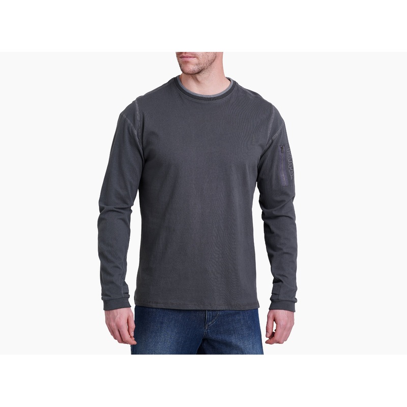 Men’s Kommando Crew Long-Sleeve – Carbon