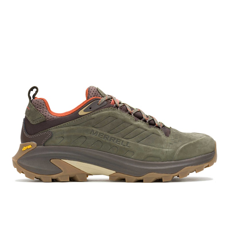 Men’s Moab Speed 2 Leather Waterproof Shoe – Olive