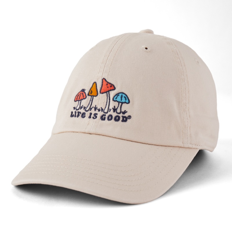 Mushroom Retro Scene Chill Cap – Bone
