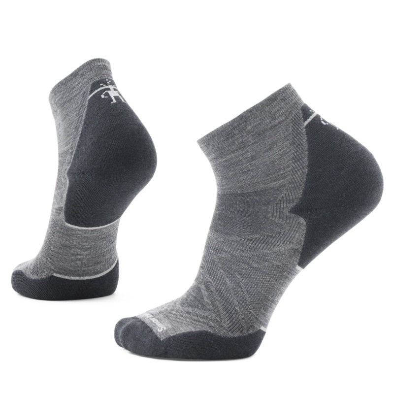 Run Targeted Cushion Ankle Sock – Medium Gray