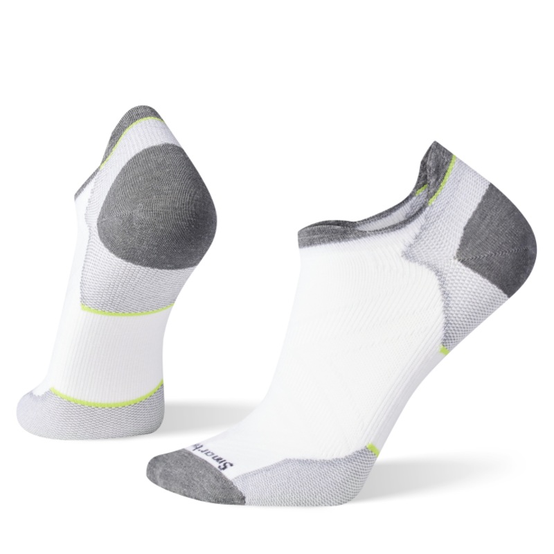 Run Zero Cushion Low Ankle Sock – White