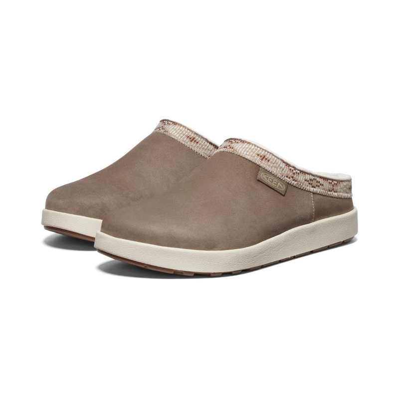 Women’s Elle Suede Mule – Brindle/Birch