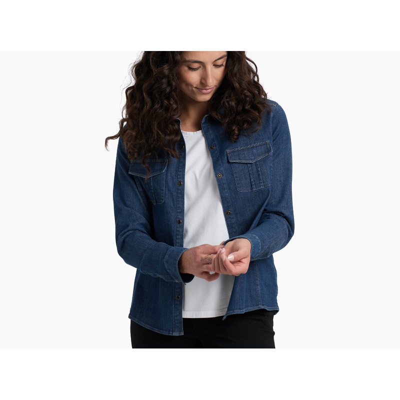Women’s Josie Denim Shirt – Vintage Blue