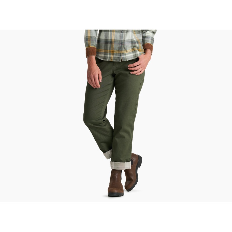 Women’s Kontour Lined Pant – Dark Moss