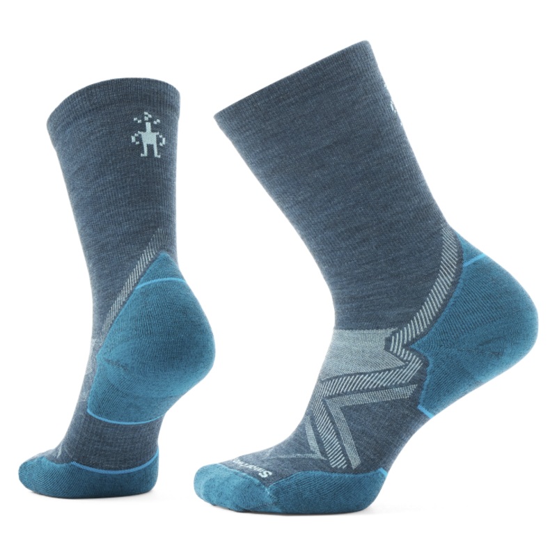 Women’s Run Cold Weather Targeted Cushion Crew Sock – Twilight Blue