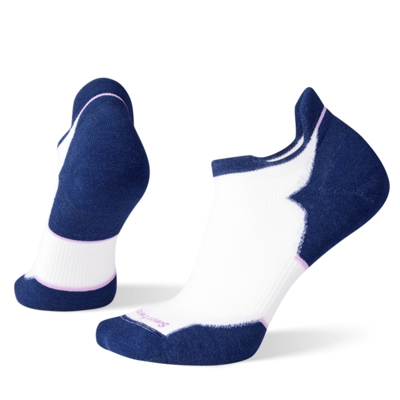 Women’s Run Targeted Cushion Low Ankle Sock – White