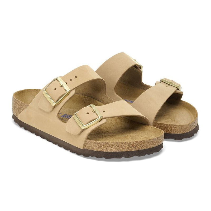Arizona Soft Footbed Nubuck Leather Sandal – Sandcastle