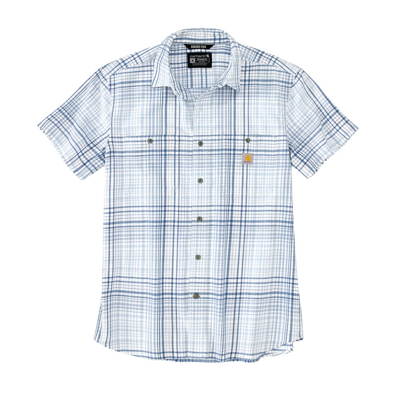Carhartt Men’s Rugged Flex Plaid Short Sleeve Shirt