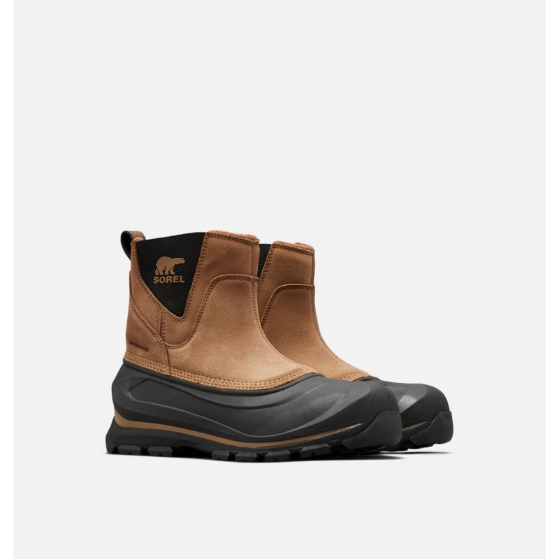 Men’s Buxton Pull-On Waterproof Boot – Delta/Black