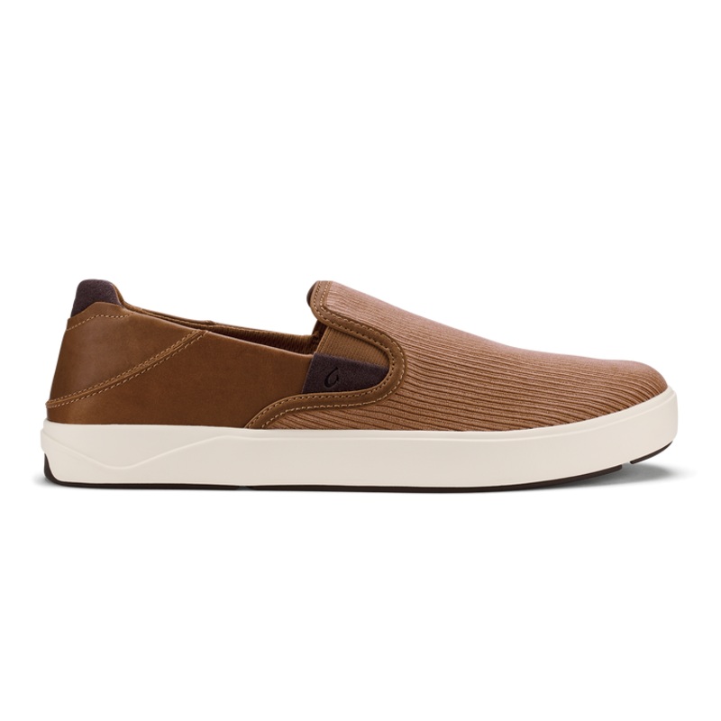 Men’s Lae’ahi Kapa Shoe – Tan/Dark Wood