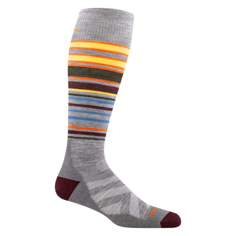 Men’s Snowpack Over-the-Calf Midweight with Cushion Ski & Snowboard Sock – Gray