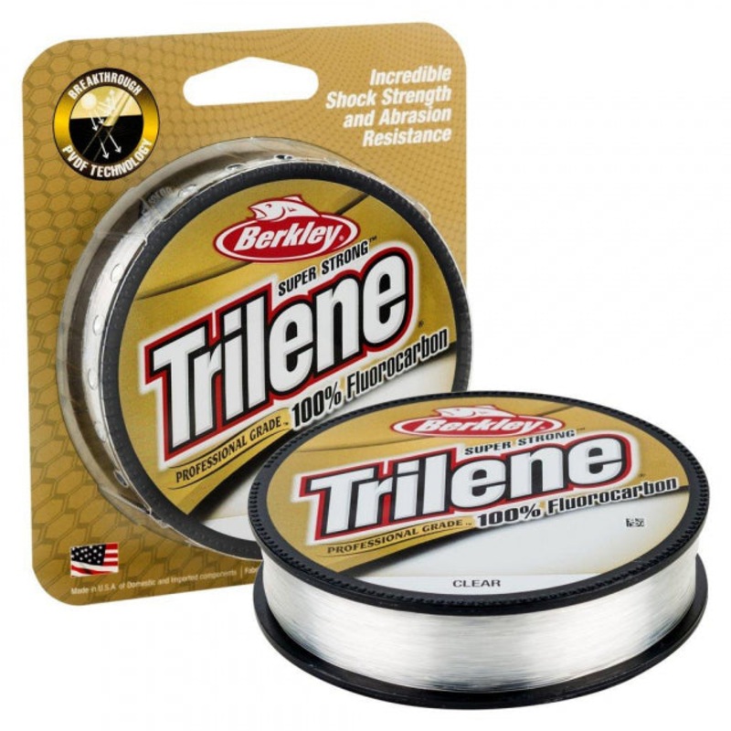 Trilene 100% Fluorocarbon | 200yd | 182m | 20lb | 9kg | Model #TLFFS20-15