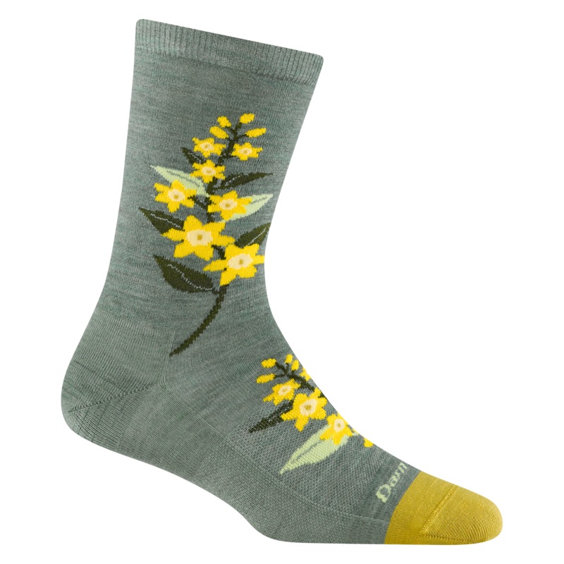 Women’s Blossom Crew Lightweight Sock – Seafoam