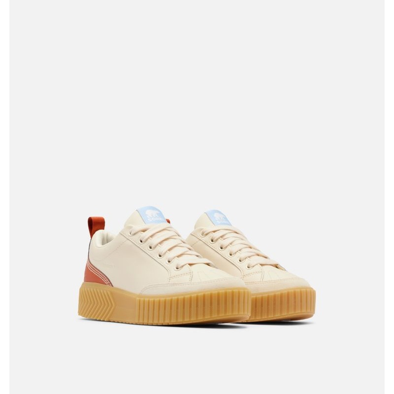 Women’s Ona Ave Low Waterproof Sneaker – Honey White/Sanguine