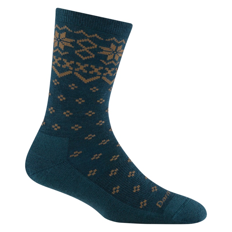 Women’s Shetland Crew Lightweight with Cushion Sock – Dark Teal