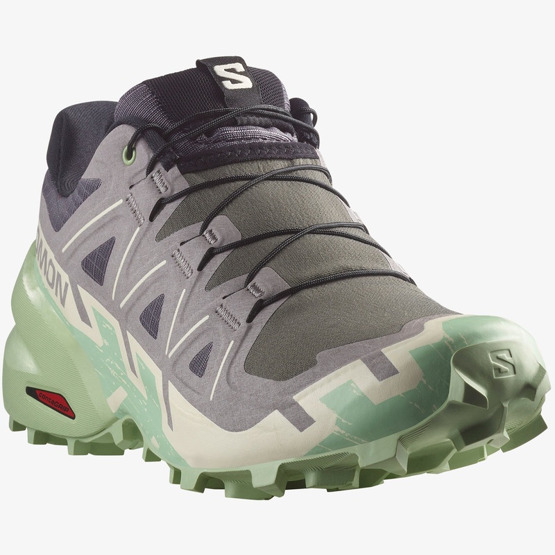 Women’s Speedcross 6 Shoe – Castlerock/Vanilla Ice/Smoke Green