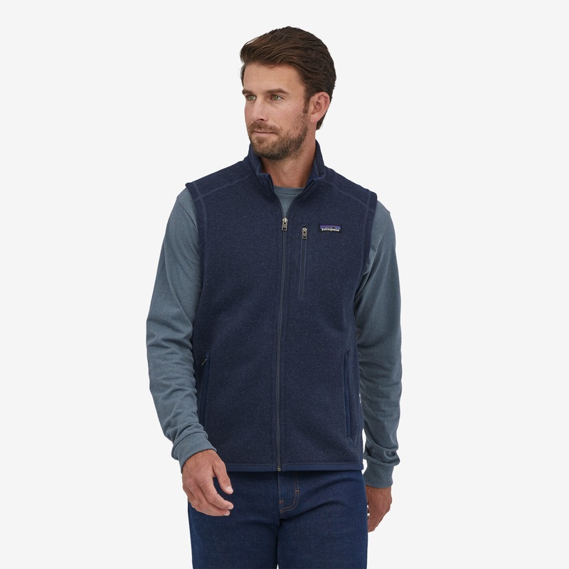 Men’s Better Sweater Fleece Vest – New Navy