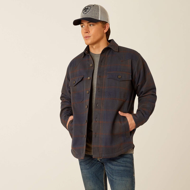Men’s Hastings Retro Shirt Jacket – Parisian Night