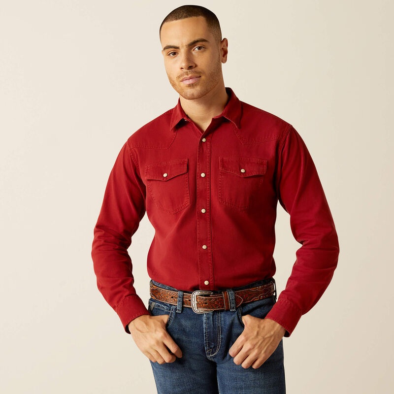 Men’s Jurlington Retro Fit Shirt – Rosewood
