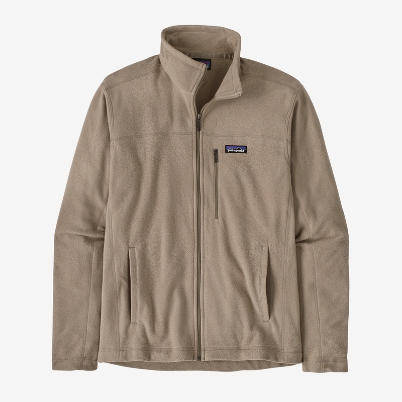 Men’s Micro D Fleece Jacket – Seabird Grey