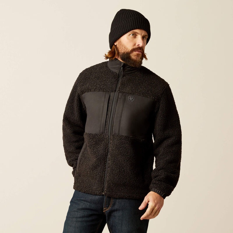 Men’s Odessa Sherpa Jacket – Black