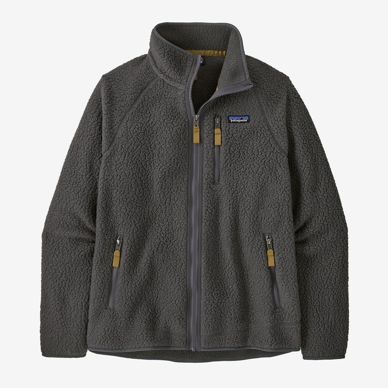 Men’s Retro Pile Fleece Jacket – Forge Grey